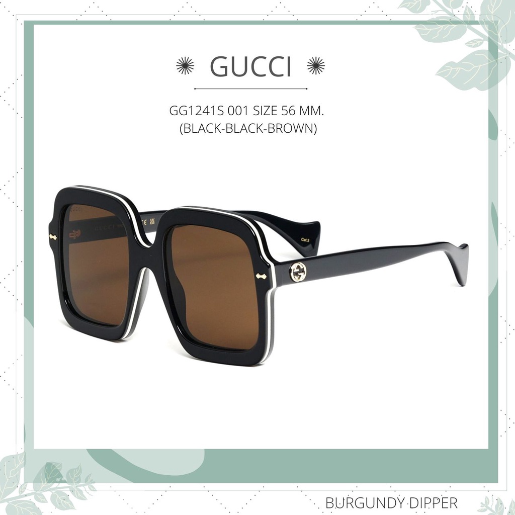 แว่นกันแดด-gucci-รุ่น-gg1241s-001-size-56-mm-black-black-brown