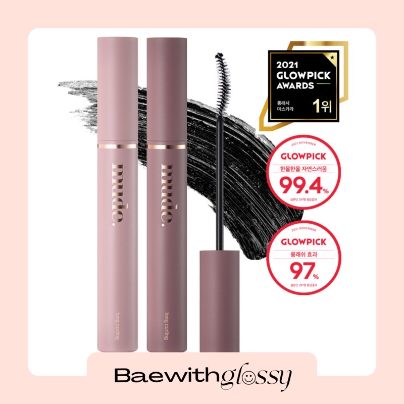 baewithglossy-mude-inspire-longlash-curling-mascara-สีน้ำตา-exp-2024-10-สีดำ-exp-2025-05