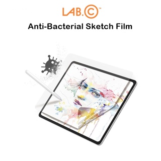 Lab.c Anti-Bacterial Sketch Film ฟิล์มกระดาษวาดเขียนเกรดพรีเมี่ยม ฟิล์มสำหรับ iPad Air3/4/5Gen7/8/9Air4/5/Pro11/12.9/...