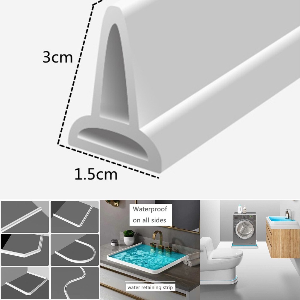 a-life-แถบซิลิโคน-กั้นน้ํา-รูปตัว-l-สําหรับห้องน้ํา-ห้องอาบน้ํา-กั้นน้ํา-กั้นพื้น-แถบกั้น-แถบซีลด้านล่าง-กั้นแยกแห้ง-และเปียก