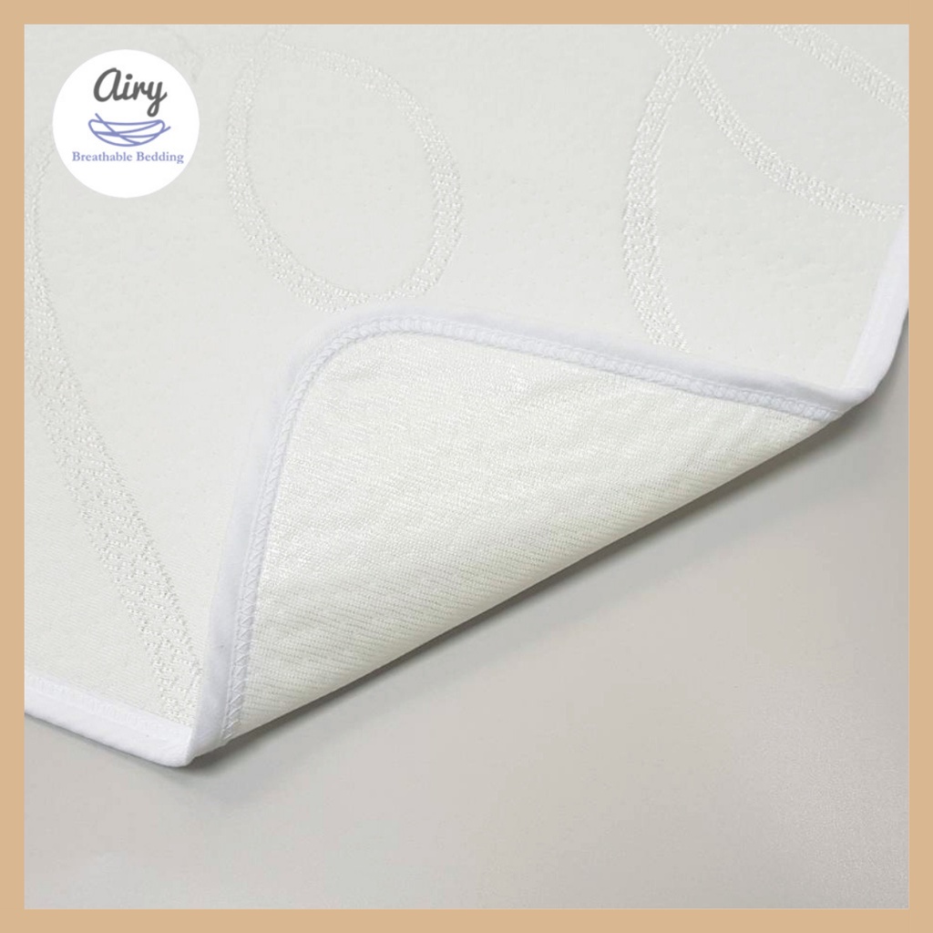 airy-waterproof-mattress-protector-ผ้ารองกันเปื้อนเตียง-แบบกันน้ำ