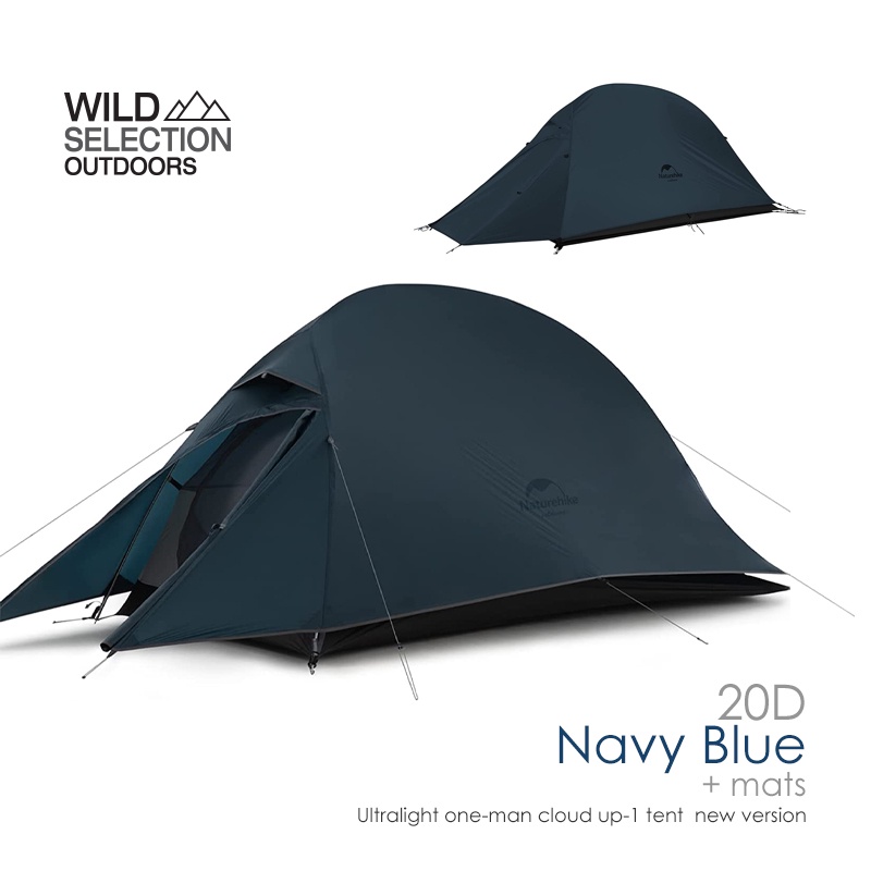 Naturehike 1人用超軽量テントCloudUp1 NH18T010-T Naturehike 1人用超軽量テントCloudUp1 NH18T010-T 【公式通販】