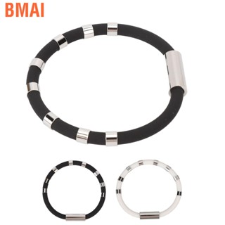 Bmai Anti Static Bracelet Silicone 8 Loops Eliminate Body Wristband for Winter Running