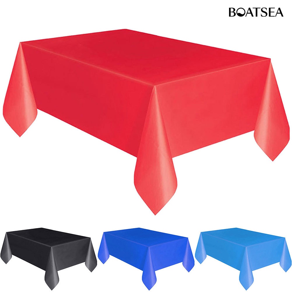 boatsea-ผ้าปูโต๊ะ-สีพื้น-งานแต่งงาน-งานเลี้ยง-งานเลี้ยง-อาหารค่ํา-โต๊ะ-ผ้าคลุมโต๊ะ-กันน้ํามัน-ตกแต่ง