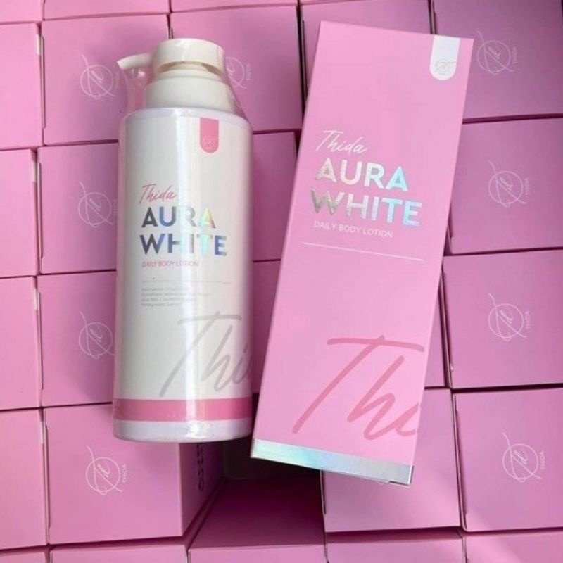 ธิดาออร่าไวท์-เดลี่-แพกเกจใหม่-thida-aura-white-daily-body-lotion-ขนาด-400ml-พร้อมส่ง