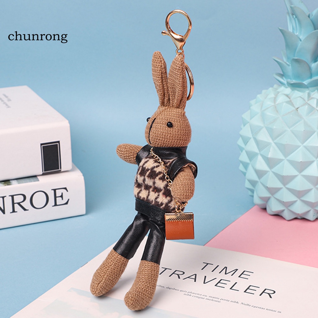 chunrong-พวงกุญแจ-จี้ตุ๊กตากระต่ายน่ารัก-สําหรับแขวนกระเป๋า