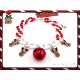ปลอกคอ • สร้อยคอสุดน่ารัก สำหรับน้องหมาและน้องแมว • Christmas Collection • Pet Collars • Small Size = 16-25 cm