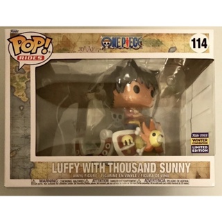 Funko One Piece Luffy with thousand Sunny Ship Pop! Rides เรือ ซันนี่ ลูฟี่ มือหนึ่ง ของแท้ 100%