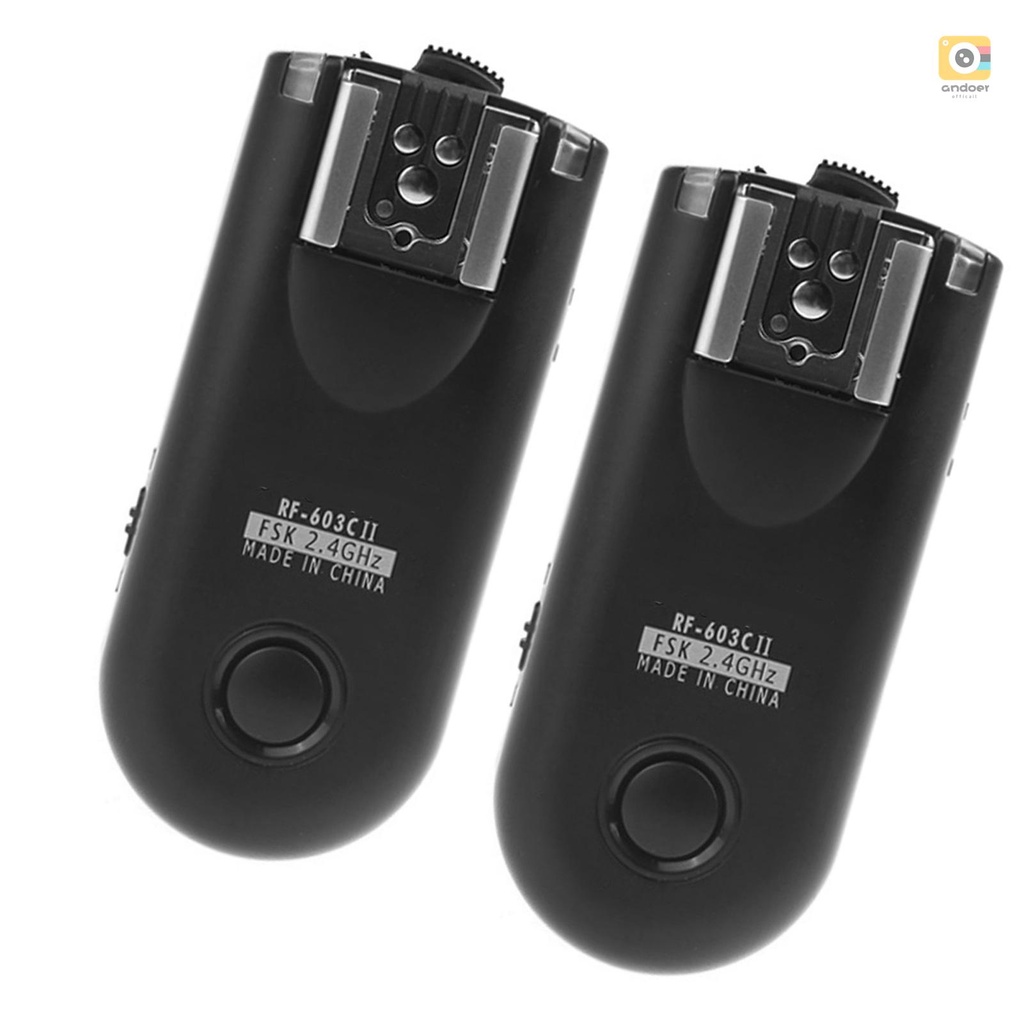 RF-603C II Wireless Remote Flash Trigger C3 Replacement for 5D 1D 50D ...