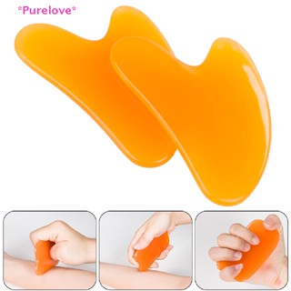 Purelove&gt; Gua Sha scraping massage tool body massager guasha acupuncture scraper for body new