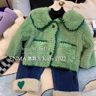 [Babycat] พร้อมส่ง ใหม่ เสื้อแจ็กเก็ต ผ้าฟลีซ แบบหนา สองชิ้น สไตล์เกาหลี ญี่ปุ่น ฤดูใบไม้ร่วง ฤดูหนาว สําหรับเด็กผู้หญิง 2022