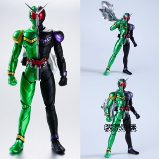 SHF Kamen Rider W กระดูกจริงแกะสลัก Hurricane Ace Hurricane Clown Joint Movable ของเล่นมือเครื่องประดับ