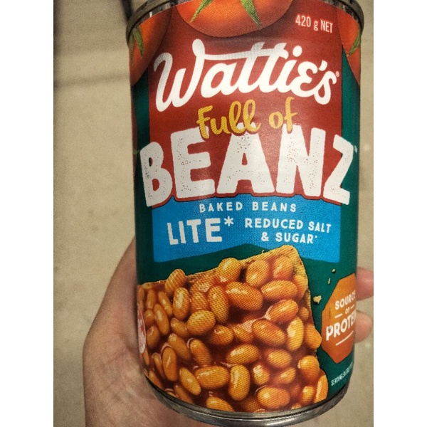Watties Full Of Beanz Baked Beans ถั่วชาวในซอสมะเขือเทศปรุงรส 420g