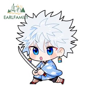 Earlfamily สติกเกอร์ไวนิล ลายการ์ตูนอนิเมะ Hunter x Hunter JDM Occlusion Scratch Waifu Trunk ขนาด 13 ซม. x 10.8 ซม. สําหรับติดตกแต่งรถยนต์