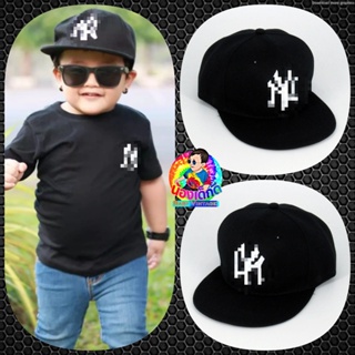 หมวก NY หมวกเบสบอลเด็ก (New York Yankees)  🧢 สำหรับเด็ก  🧢 เหมาะสำหรับเด็กอายุ 1 - 7 ปี ใส่ได้ด้านหลังปลับเลื่อนได้