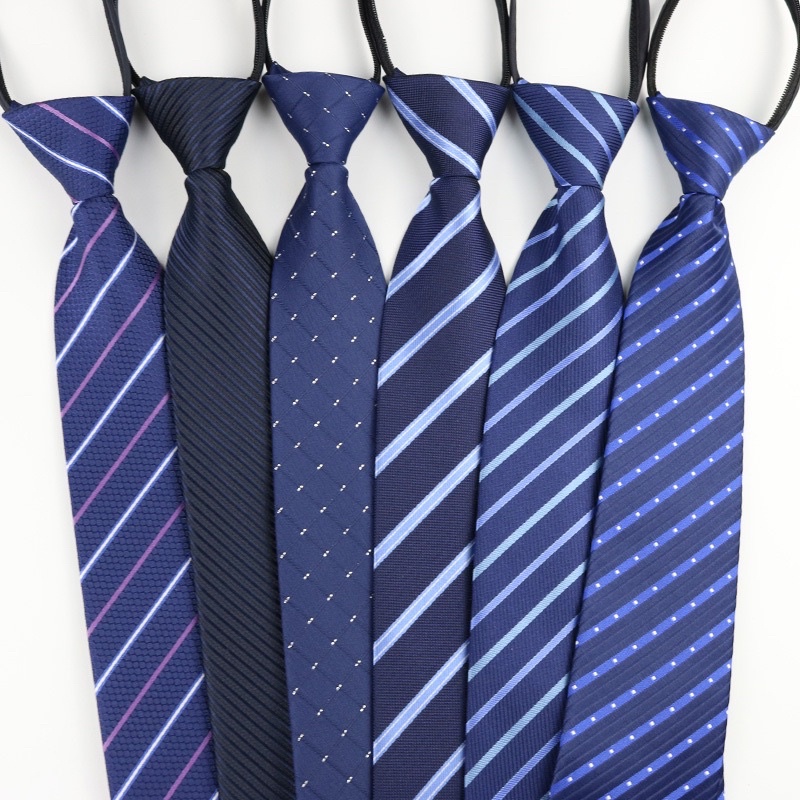 ภาพหน้าปกสินค้าสินค้าพร้อมส่ง เนคไทสำเร็จรุป แบบซิป ไม่ต้องผูก เนคไทออกงาน 8cm Neckties for Men Fashion Ties จากร้าน verydry บน Shopee