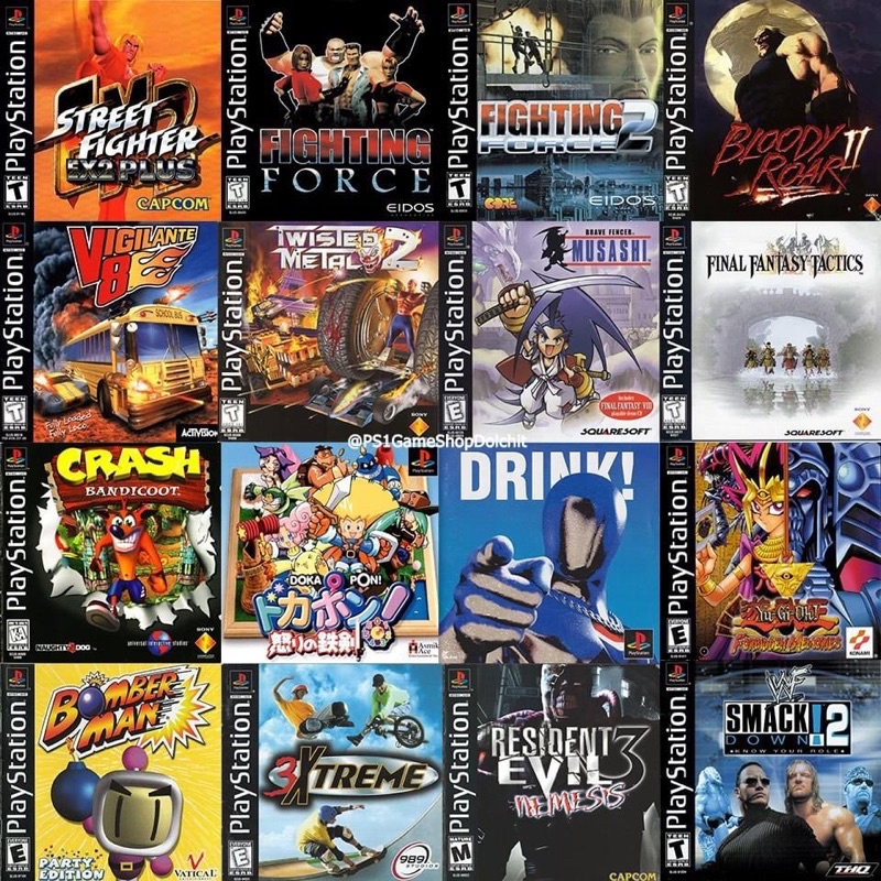 แผ่นเกม PS1 PSone Playstation แผ่นไรท์ แปลงไฟล์แผ่นแล้ว เล่นกับเครื่อง ...