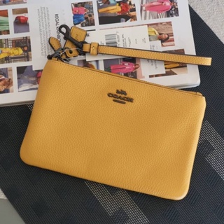 🎀 คล้องมือ 1L Shop 7.5 นิ้ว SMALL WRISTLET COACH 22952 เขียว น้ำเงิน ชมพู แดง