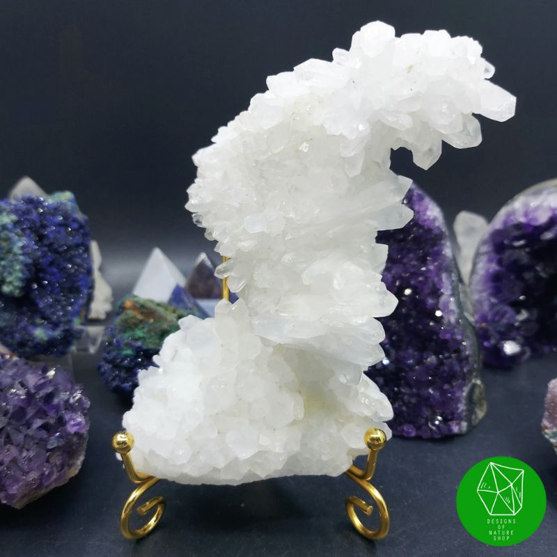 ผลึกควอตซ์แบบพุ่ม-quartz-cluster-หรือ-flower-quartz