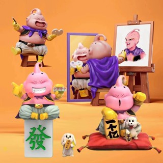 โมเดลฟิกเกอร์ PVC อนิเมะดราก้อนบอล Majin Buu Mahjong Buu ของเล่น ของขวัญ สําหรับเก็บสะสม