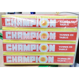 Champion แชมเปี้ยน ลูกปิงปอง เทเบิ้ลเทนนิส 40+ Table Tennis Ball Ping Pong ชุด 6 ลูก สีส้ม