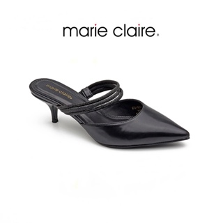 Bata บาจา ยี่ห้อ Marie Claire รองเท้าส้นสูงแบบสวม เปิดส้น รองรับน้ำหนักเท้า สูง 1.5 นิ้ว  สำหรับผู้หญิง รุ่น Laurette สีดำ 6706296