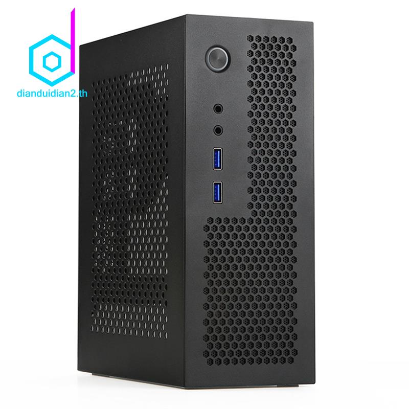 a09-htpc-เคสคอมพิวเตอร์-mini-itx-gaming-pc-chassis-desktop-chassis-usb3-0-computer-case-home-computer-case-สีดํา