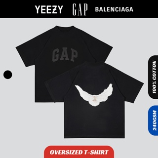 YEEZY GAP T-shirt 100% Heavy Cotton Oversized T-shirt Yeezy Gap Engineered By Balenciaga T-shirt Kanye West Streetw_11