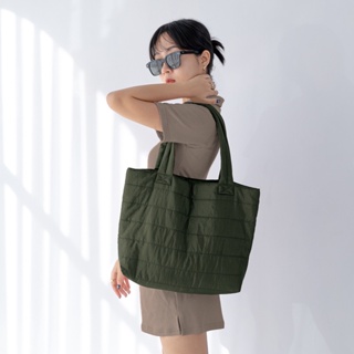 10.10 - LAPTOP BAG PUFF TOTE BAG กระเป๋าสะพายไหล่ หนัง PUFFY ขนาด 16 นิ้ว สําหรับผู้ชาย และผู้หญิง