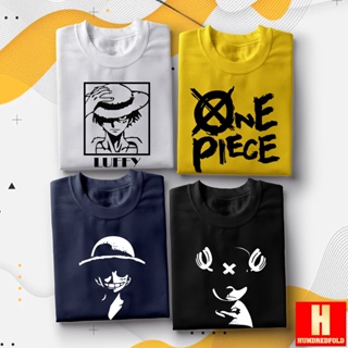 One Piece Tshirt อะนิเมะเสื้อลูฟี่เสื้อสับ Unisex สําหรับผู้ชายและผู้หญิงหมวกฟางเสื้อยืด| ร้อยเ .ZD_57