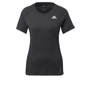 adidas วิ่ง เสื้อยืด Runner ผู้หญิง สีดำ FM7641