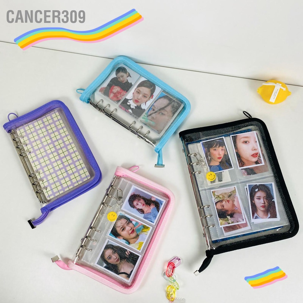 cancer309-อัลบั้มรูป-a5-ซิปมินิใสแฟ้มใส่สมุดอัลบั้มโปสการ์ดสำหรับเฉลิมพระเกียรติ