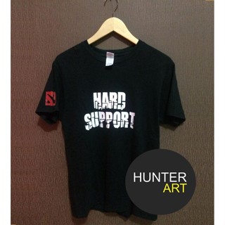 เสื้อยืด พิมพ์ลาย Hard SUPPORT COMBED 30S DISTRO สําหรับผู้ชาย และผู้หญิง