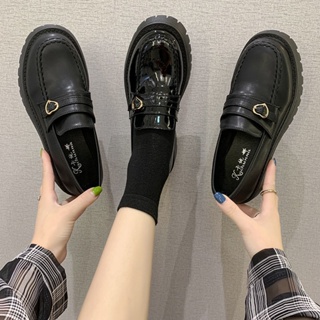 ใหม่รองเท้าหนังขนาดเล็กเด็กนักเรียนรุ่นเกาหลีวินเทจรองเท้าแบนรองเท้าผู้หญิง