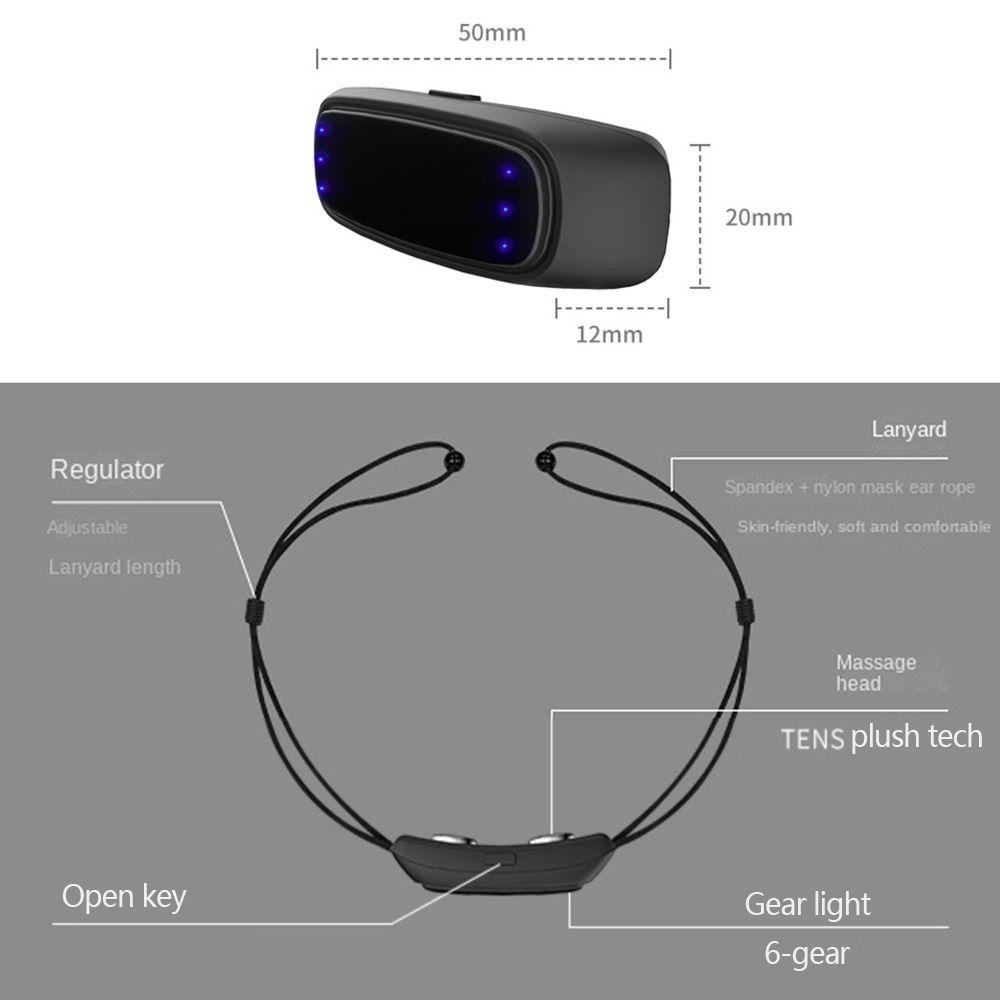bluevelvet-อุปกรณ์ป้องกันการนอนกรน-แบบพกพา-ช่วยกระตุ้นกล้ามเนื้อ-ลดเสียงรบกวน