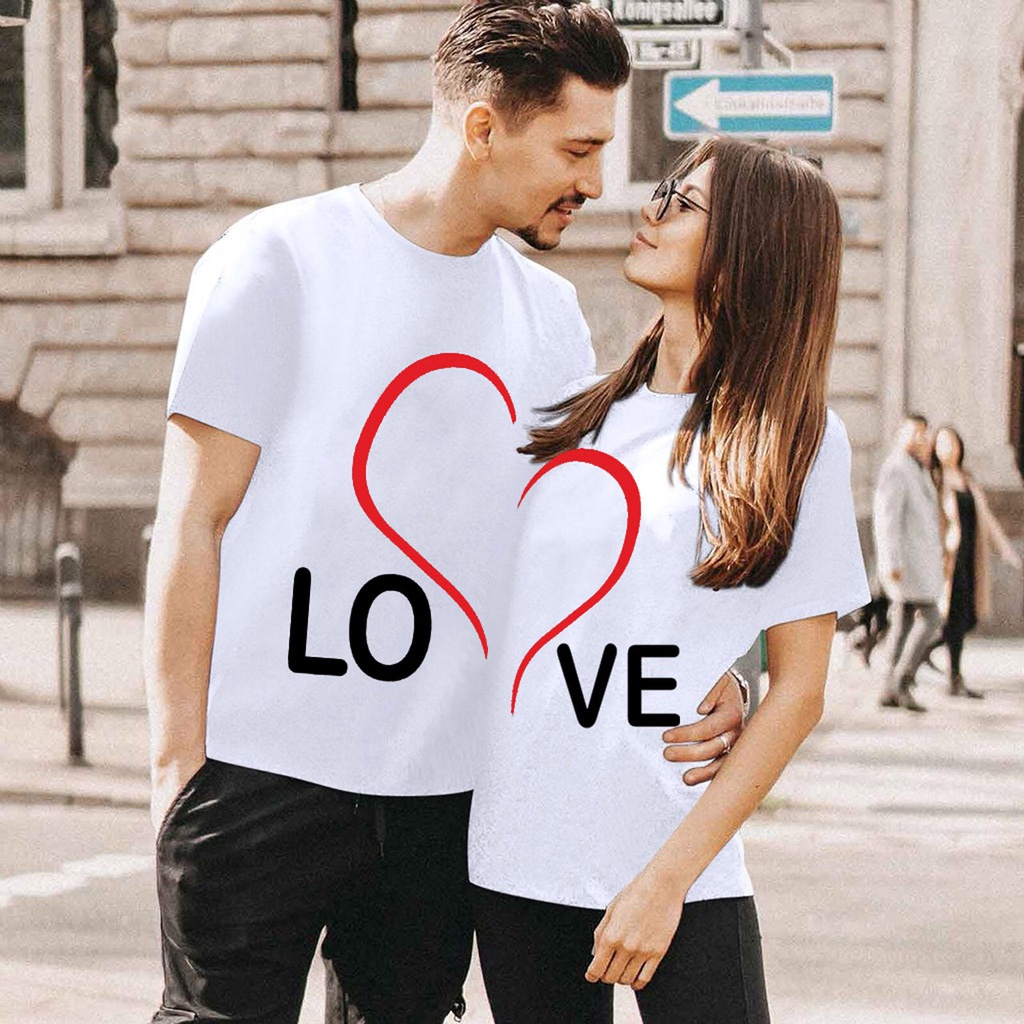 เสื้อยืดคู่รัก-couple-t-shirt-เสื้อคู่ลาย-เสื้อยืดแขนสั้น-พิมพ์ลายตัวอักษรหัวใจ-เหมาะกับฤดูร้อน-สําหรับผู้ชาย-และผู-05
