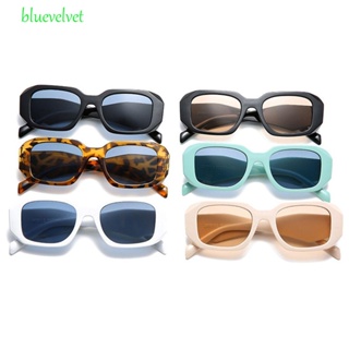 Bluevelvet แว่นตากันแดด หลายเหลี่ยม ป้องกันรังสียูวี 400 หลากสี สไตล์เกาหลี สําหรับผู้หญิง
