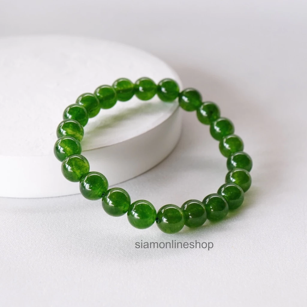 JADE หยกไต้หวัน หยกแท้ เลือกขนาดได้ (4-14 มม.) หินแห่งสรวงสวรรค์ https://wayoza.com