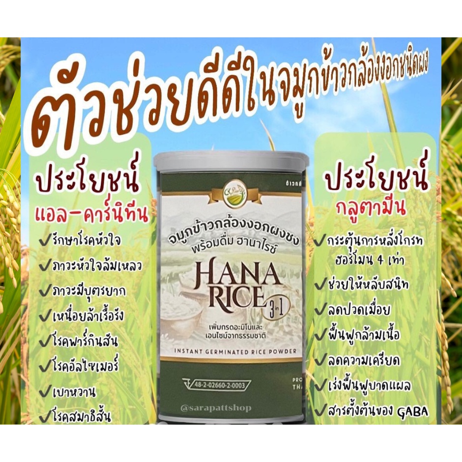 จมูกข้าวกล้องงอกHienz Riceโฉมใหม่! เป็นHana Rice เครื่องดื่มเพื่อสุขภาพ ...