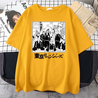 Japanese Anime Tokyo Revengers MenS T-Shirt Summer O-Neck Clothing Aesthetic Casual Tee Shirt Top Oversize Loose T_07