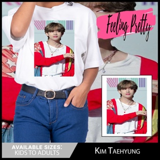 🌟​พร้อมส่ง​🌟 Kim Taehyung Shirt BTS Shirt Kids to Adults -  FeelingPretty Store