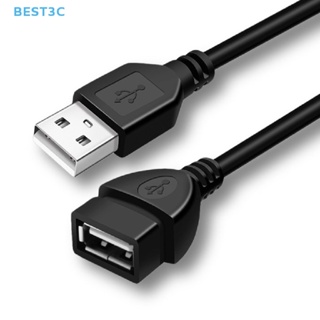Best3c สายเคเบิลต่อขยาย USB 2.0 0.6 ม. 1 ม. 1.5 ม.