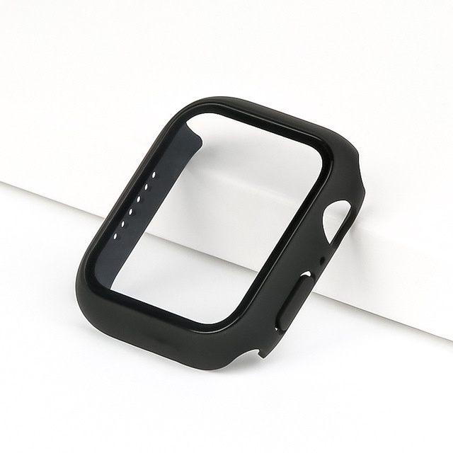 ภาพสินค้าApple Watch case PC+Glass ใช้กับ iWatch 7/6/5/4/3/2/1/SE เคส Smart watch 38mm/41mm/42mm/44mm/45mm จากร้าน cassie.pro บน Shopee ภาพที่ 8