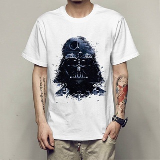 BA Star Wars Tshirt White Men Women Cotton Casual Comfy Printed Baju Putih Darth Vader, Grogu, BB8, Stormtrooper_05
