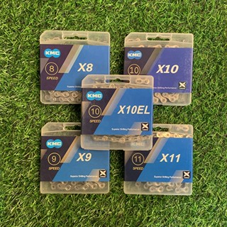 KMC ห่วงโซ่จักรยาน โซ่จักรยาน X8 X9 X10 X11 โซ่ถนน MTB 9S 10S 11S โซ่ภูเขา สำหรับ Shimano/Sram