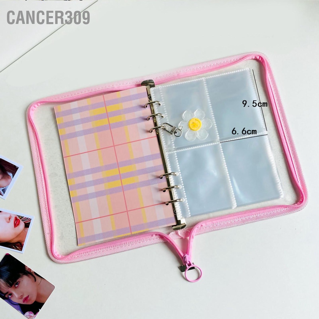 cancer309-อัลบั้มรูป-a5-ซิปมินิใสแฟ้มใส่สมุดอัลบั้มโปสการ์ดสำหรับเฉลิมพระเกียรติ