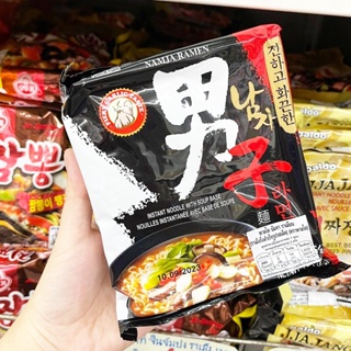 🔥🔥🔥  ️️  Paldo namja ramyeon 115g. 팔도 남자 라면  บะหมี่กึ่งสำเร็จรูปเกาหลี  มาม่าเกาหลี  มาม่าเผ็ดเกาหลี