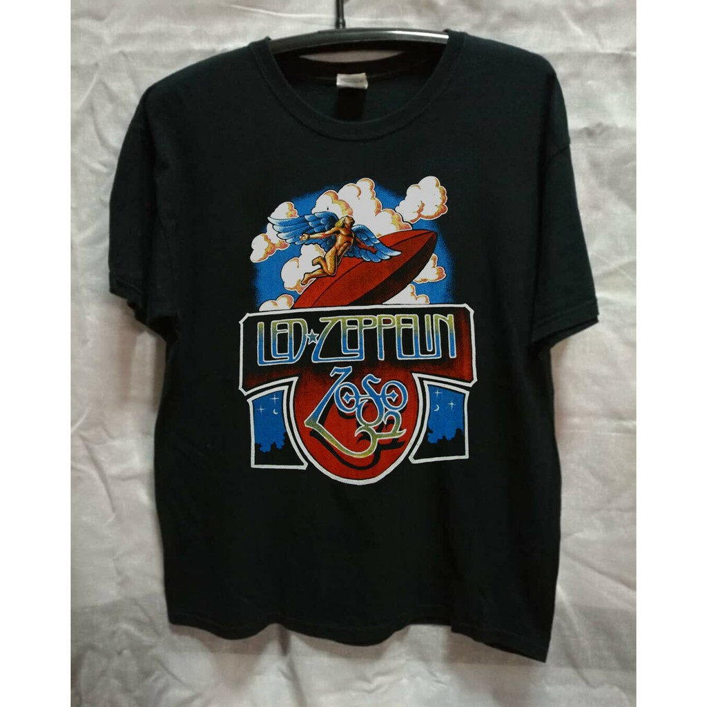 led-zeppelin-jimmy-page-guitar-photo-zoso-back-black-t-shirt-new-cotton-waffle-shirt-t-shirt-for-men-gildan