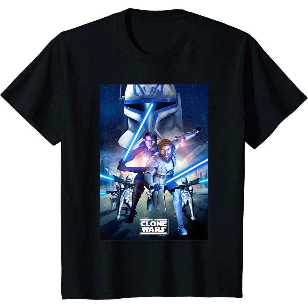 เสื้อยืด-ผ้าฝ้าย-พิมพ์ลายโปสเตอร์-star-wars-the-clone-wars-แฟชั่นสําหรับผู้ชายs-5xl-05