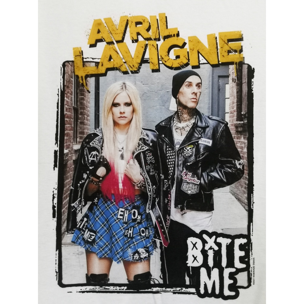 เสื้อยืดเสื้อวงนำเข้า-avril-lavigne-travis-barker-bite-me-blink-182-transplants-punk-rock-skate-hardcore-style-vint-46